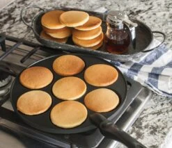 Nordic Ware American Pancake Pan - ø 27 Cm - 7 Pancakes -Beste Keukengerei 01940 Silver Dollar Pancake Stovetop 01