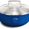 Saveur Selects Hapjespan Voyage - Classic Blue - ø 25 Cm / 3.3 Liter - Geëmailleerde Anti-aanbaklaag -Beste Keukengerei 1 1 12