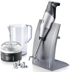 Bamix Staafmixer Set SwissLine - 200 W - Zilver -Beste Keukengerei 100.021a 1