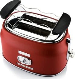 Westinghouse Retro Waterkoker + Broodrooster 2 Sleuven + Blender - Rood -Beste Keukengerei 1143x1200