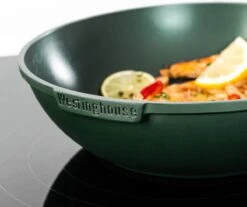 Westinghouse Pannenset Performance (Wokpan + Grillpan) ø 28 Cm - Groen - Inductie En Alle Andere Warmtebronnen -Beste Keukengerei 1200x1006