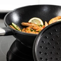 Westinghouse Pannenset Performance (Wokpan + Grillpan) ø 28 Cm - Zwart - Inductie En Alle Andere Warmtebronnen -Beste Keukengerei 1200x1200 49
