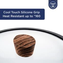 Westinghouse Pannenset Marble Wood (Wokpan ø 30 Cm + Braadpan + Hapjespan ø 28 Cm) - Inductie En Alle Andere Warmtebronnen -Beste Keukengerei 1200x1200 93