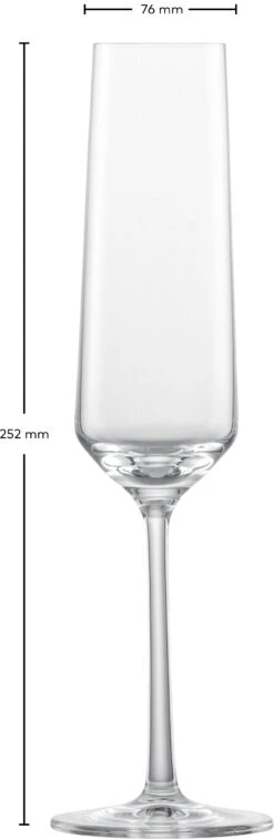 Zwiesel Glas Champagneglazen Pure - 215 Ml - 6 Stuks 8 Zwiesel Glas Champagneglazen Pure - 215 Ml - 6 Stuks -Beste Keukengerei 122316 Pure Sekt Gr7 fstu 2