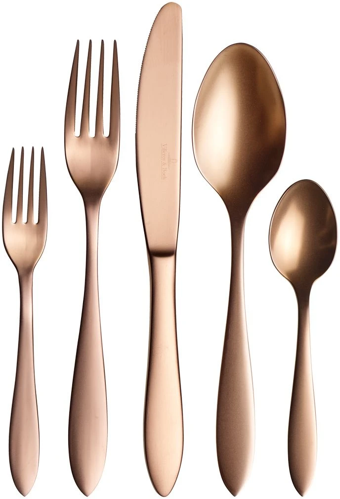 Villeroy & Boch Bestekset Manufacture - Brons - 20-delig / 4 Personen 3 Villeroy & Boch Bestekset Manufacture - Brons - 20-delig / 4 Personen