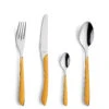 Amefa Bestekset Eclat - Mustard Yellow Matt - 24-delig / 6 Personen -Beste Keukengerei 2294YMTR42C71 2