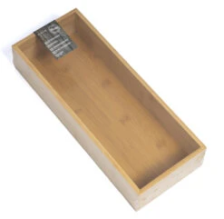 Organic Bestekbak - Bamboe - 38 X 15 X 7 Cm -Beste Keukengerei 3 Kitchen Tools 25