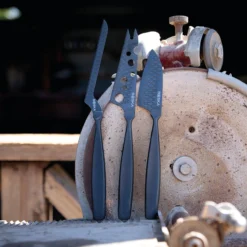 Boska Kaasmessenset Monaco+ Zwart - Met Lederen Hoes -Beste Keukengerei 307089 BOSKACheeseKnifeSetMonaco Black 10 2400x