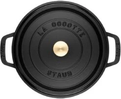 Staub Braadpan / Cocotte - Zwart - ø 26 Cm / 5.2 Liter 12 Staub Braadpan / Cocotte - Zwart - ø 26 Cm / 5.2 Liter -Beste Keukengerei 40500 241 0 8 4