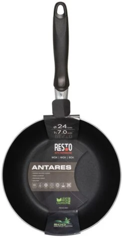 Resto Kitchenware Wokpan Antares - ø 24 Cm - Standaard Anti-aanbaklaag 14 Resto Kitchenware Wokpan Antares - ø 24 Cm - Standaard Anti-aanbaklaag -Beste Keukengerei 4260709010120 3