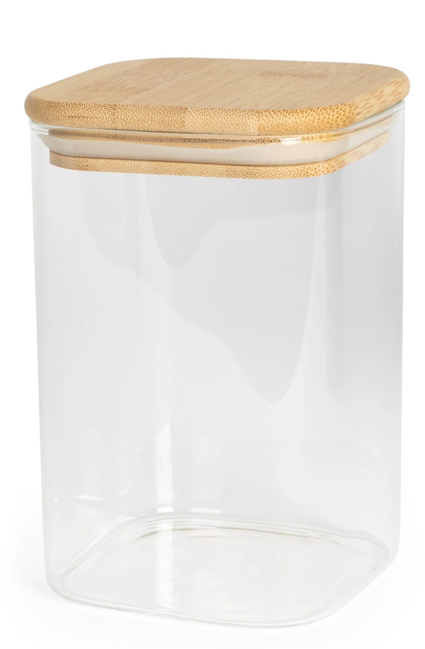 Sareva Voorraadpot - Glas / Bamboe - 1.1 Liter 4 Sareva Voorraadpot - Glas / Bamboe - 1.1 Liter - Afbeelding 2