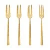 Sambonet Gebaksvorkjes Rock Goud 6 Stuks 2 Sambonet Gebaksvorkjes Rock Goud 6 Stuks -Beste Keukengerei 52762GA5