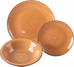 Villa D'Este Serviesset Baita - Chocolate - 18-delig / 6 Personen -Beste Keukengerei 5911819 c