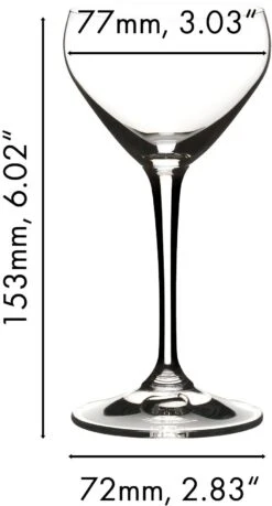 Riedel Cocktail Glazen Nick En Nora - 2 Stuks -Beste Keukengerei 641700005 dimensions qJjX3Pkv