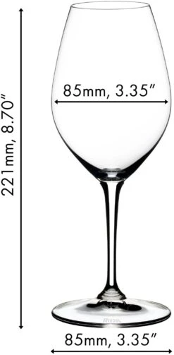 Riedel Champagne Glazen / Witte Wijnglazen Wine Friendly - 4 Stuks -Beste Keukengerei 642200403 dimensions meuzh7Bc 1