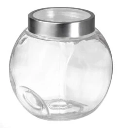 Sareva Voorraadpot / Snoeppot - Glas / RVS Deksel - 2.2 Liter 10 Sareva Voorraadpot / Snoeppot - Glas / RVS Deksel - 2.2 Liter -Beste Keukengerei 7061118446343 2 1