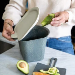 Koziol Tafelprullenbak Bibo Grijs -Beste Keukengerei 7605 bibo 701 os