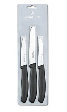 Victorinox Schilmessenset Zwart - 3-Delig 4 Victorinox Schilmessenset Zwart - 3-Delig - Afbeelding 2
