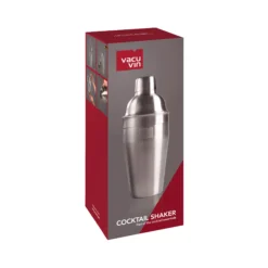 Vacu Vin Cocktailshaker - Zilver - 550 Ml -Beste Keukengerei 78423606 Cocktail Shaker Stainless Steel Pack