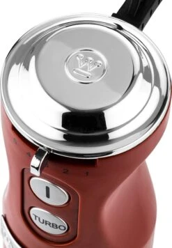 Westinghouse Retro Waterkoker + Broodrooster 2 Sleuven + Staafmixer - Rood -Beste Keukengerei 833x1200