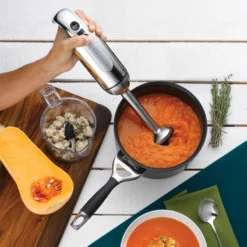 Dualit Staafmixer Set - 3-delig - Zilver - D88930 -Beste Keukengerei 85800 hand blender chrome lifestyle 1