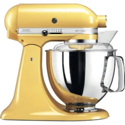 KitchenAid Keukenmachine Artisan - Kantelbare Kop - Pastel Geel - 4.8 Liter - 5KSM175PSEMY