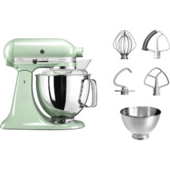 KitchenAid Keukenmachine Artisan - Kantelbare Kop - Pistache - 4.8 Liter - 5KSM175PSEPT 7 KitchenAid Keukenmachine Artisan - Kantelbare Kop - Pistache - 4.8 Liter - 5KSM175PSEPT -Beste Keukengerei 8597015012705B15D
