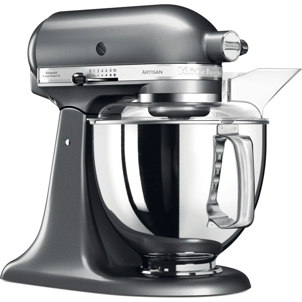 KitchenAid Keukenmachine Artisan - Kantelbare Kop - Tingrijs - 4.8 Liter - 5KSM175PSEMS 6 KitchenAid Keukenmachine Artisan - Kantelbare Kop - Tingrijs - 4.8 Liter - 5KSM175PSEMS - Afbeelding 4