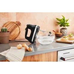 KitchenAid Handmixer - 6 Standen - Onyx Zwart - 5KHM6118EOB -Beste Keukengerei 859711634760 2
