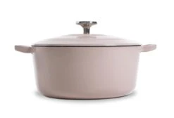 BK Braadpan Bourgogne - Dusky Pink - ø 24 Cm / 4.2 Liter -Beste Keukengerei 8718311313673 1