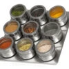 Blackwell Kruidenpotjes Magnetisch - Inclusief 9 Potjes - RVS -Beste Keukengerei 8720364455576