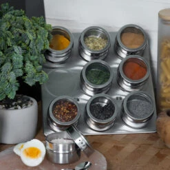 Blackwell Kruidenpotjes Magnetisch - Inclusief 9 Potjes - RVS 11 Blackwell Kruidenpotjes Magnetisch - Inclusief 9 Potjes - RVS -Beste Keukengerei 8720364455576 6