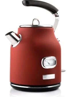 Westinghouse Retro Waterkoker + Broodrooster 2 Sleuven + Staafmixer - Rood -Beste Keukengerei 885x1200 5