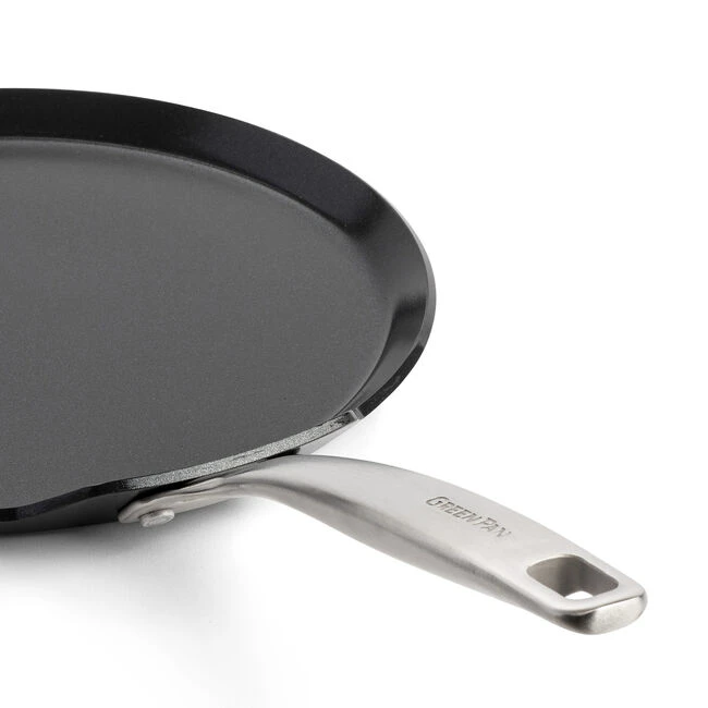 GreenPan Pannenkoekenpan Copenhagen - Zwart - ø 28 Cm - Keramische Anti-aanbaklaag 4 GreenPan Pannenkoekenpan Copenhagen - Zwart - ø 28 Cm - Keramische Anti-aanbaklaag - Afbeelding 2