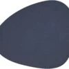 LIND DNA Placemat Hippo - Leer - Navy Blue - 44 X 37 Cm -Beste Keukengerei 981266 Table Mat Curve L Hippo navy blue 1