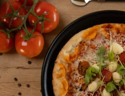 Jay Hill Pizzaborden Speckle Black - ø 32 Cm - 4 Stuks -Beste Keukengerei AR7A5898