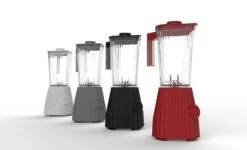Alessi Blender Plissé - 5 Snelheden + Turbostand - Grijs - Michele De Lucchi - 1.5 Liter - MDL09 G -Beste Keukengerei Alles Alessi Blendera 1