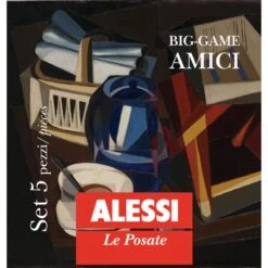 Alessi Bestekset Amici - BG02S5 - 5-delig - Door Big-Game -Beste Keukengerei BG02S5 02
