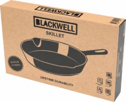 Blackwell Koekenpan - Gietijzer - ø 20 Cm - Zonder Anti-aanbaklaag -Beste Keukengerei Box20 Package New