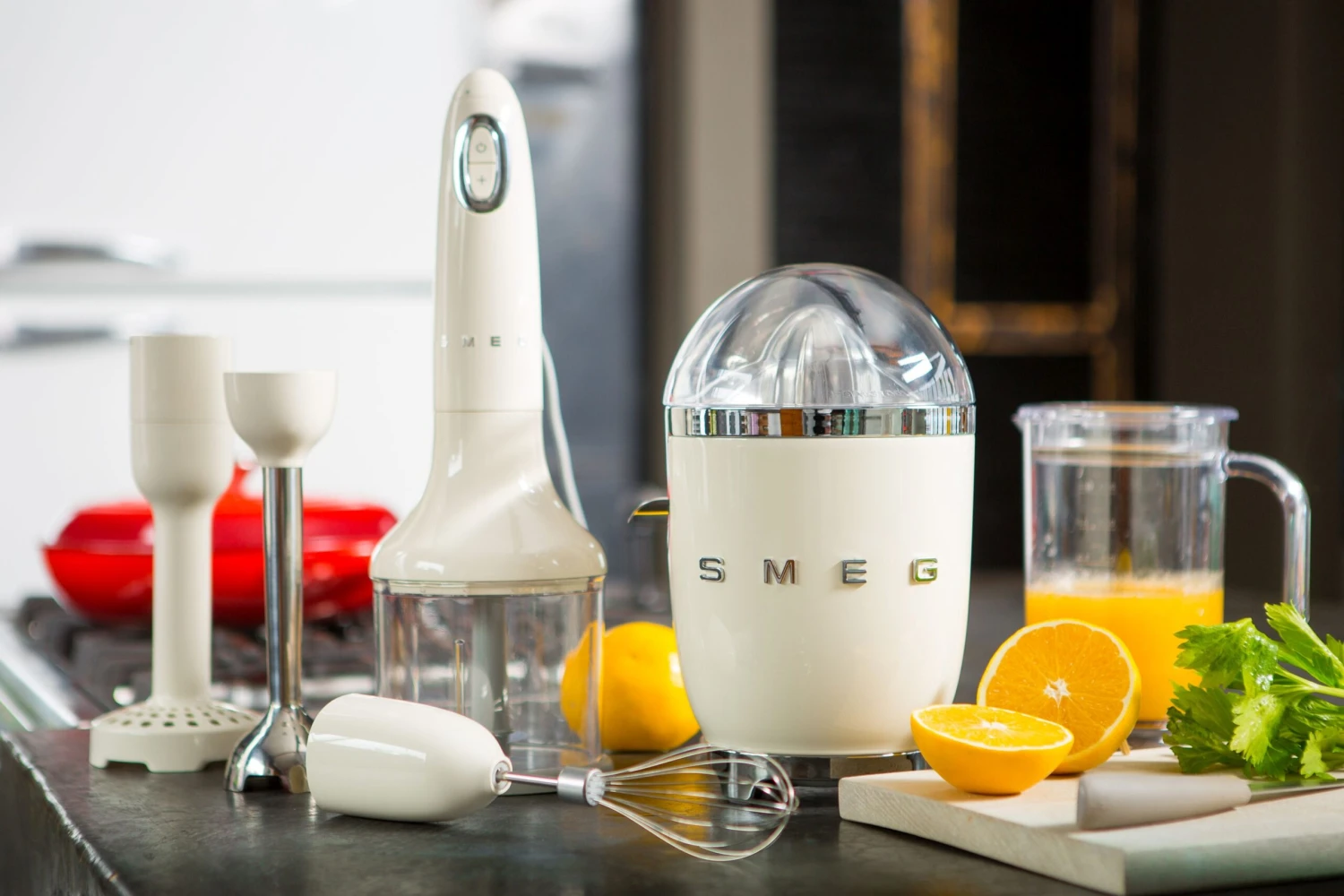 SMEG Citruspers - Elektrisch - Creme - CJF11CREU 5 SMEG Citruspers - Elektrisch - Creme - CJF11CREU - Afbeelding 3