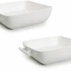 BonBistro Ovenschaal Yong Squito - 19 X 19 X 6 Cm / 1.4 Liter - Wit - 2 Stuks -Beste Keukengerei CL productafbeeldingen 2024 06 04T114356.622