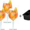 Aperol Spritz Glazen - 450 Ml - 6 Stuks + Ijsblokjesvorm Voor 8 Grote Ijsblokjes 1 Aperol Spritz Glazen - 450 Ml - 6 Stuks + Ijsblokjesvorm Voor 8 Grote Ijsblokjes -Beste Keukengerei CL productafbeeldingen 5 1