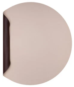 Jay Hill Placemats - Vegan Leer - Bruin / Zand - Dubbelzijdig - ø 38 Cm - 6 Stuks -Beste Keukengerei CL.117991 4