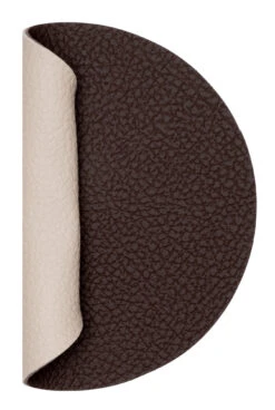 Jay Hill Placemats - Vegan Leer - Bruin / Zand - Dubbelzijdig - ø 38 Cm - 6 Stuks -Beste Keukengerei CL.118086 2