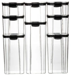 Sareva Voorraadpotten Set - Kunststof - 8 Delige Set -Beste Keukengerei COOK3048 Edit