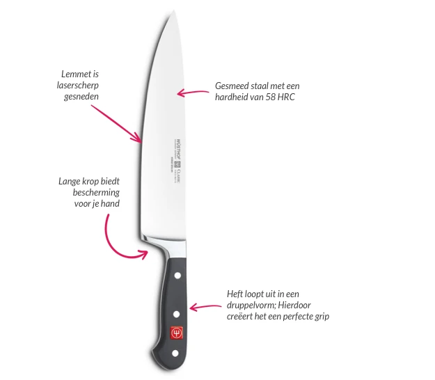 Wusthof Schilmes Classic 8 Cm 5 Wusthof Schilmes Classic 8 Cm - Afbeelding 3