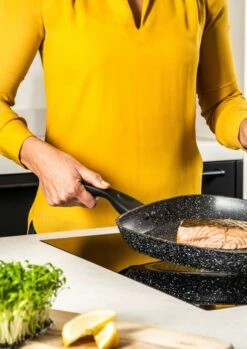 Westinghouse Grillpan Marble - 28 X 28 Cm - Standaard Anti-aanbaklaag -Beste Keukengerei Clipboard05 11