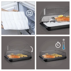 Vacu Vin Koelhoudplaat Active Cool Plate - Zwart 8 Vacu Vin Koelhoudplaat Active Cool Plate - Zwart -Beste Keukengerei CoolPlate Instructions 2