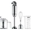 Dualit Staafmixer Set - 3-delig - Zilver - D88930 2 Dualit Staafmixer Set - 3-delig - Zilver - D88930 -Beste Keukengerei D88930 Dualit staafmixer