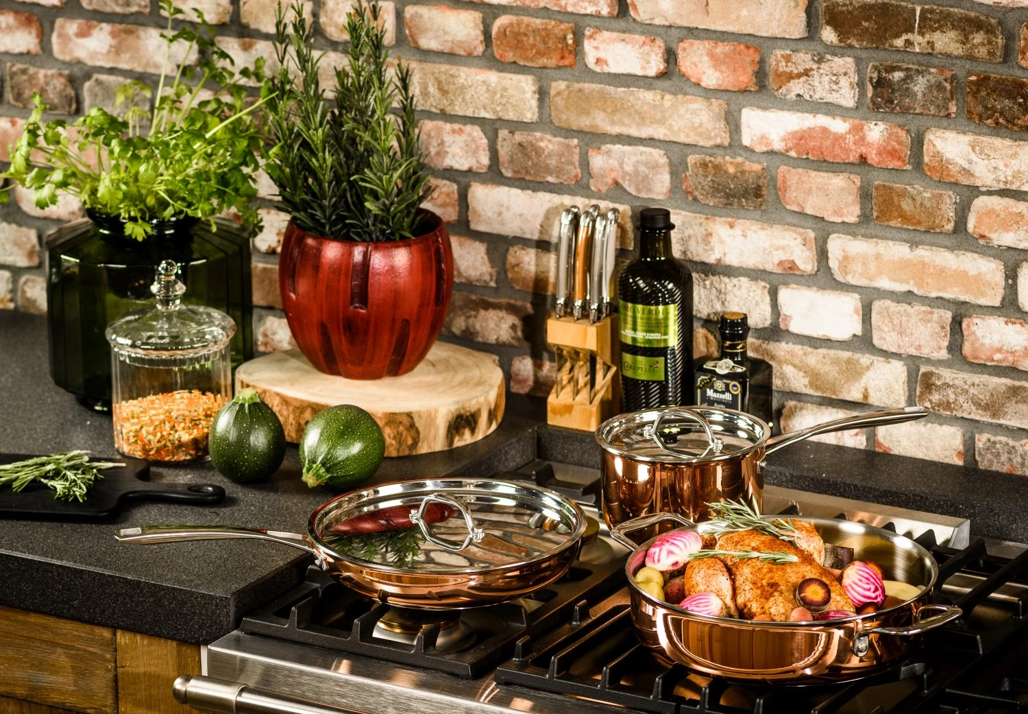 DUCQ Steelpan Met Deksel - Koper - ø 16 Cm / 1.5 Liter 4 DUCQ Steelpan Met Deksel - Koper - ø 16 Cm / 1.5 Liter - Afbeelding 3